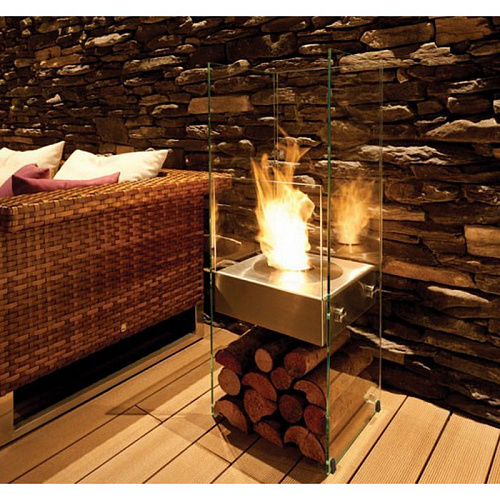 Ecosmart Fire Ghost Stainless steel/Toughened Glass_2